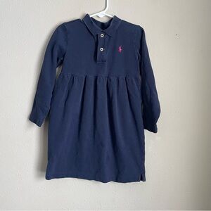 Ralph Lauren Navy Blue Kids Casual Dress